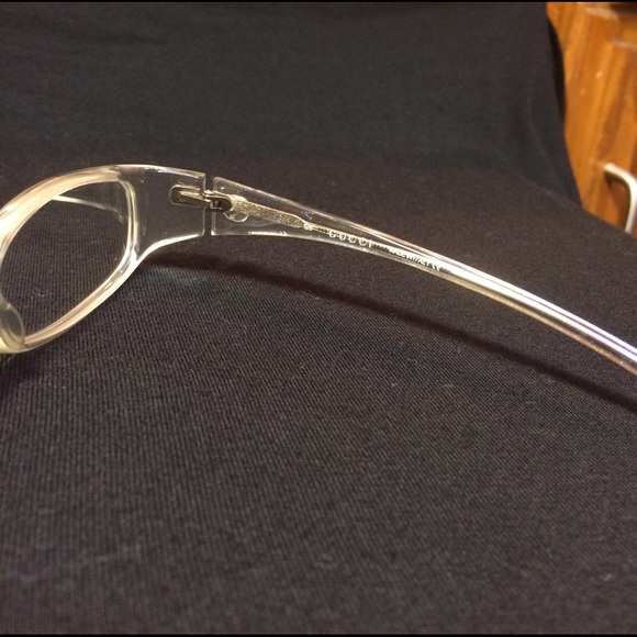 Gucci Clear Glasses with Brown Case - Picture 5 of 7